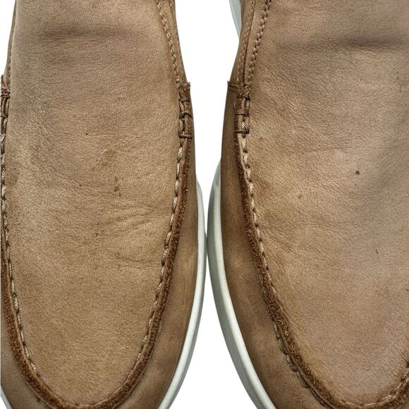 ECCO Helsinki Brown Leather Slip On Loafers Men’s EU 43 US 9–9.5 Comfort Shoes
